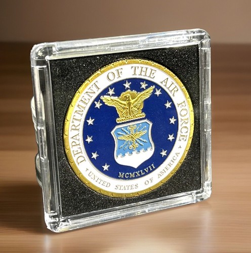 Moneda de Desafío OOSI de la Oficina de Investigaciones Especiales de la USAF 40 mm con estuche ¡Nuevo! - Imagen 2 de 15