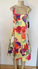 Lauren by Ralph Lauren Dress Multi Coral Floral Print Size 14