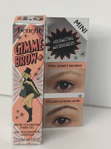 BENEFIT Gimme Brow Volumizing Brow Gel #3.5 NIB 0.05 OZ Mini - Picture 2 of 12