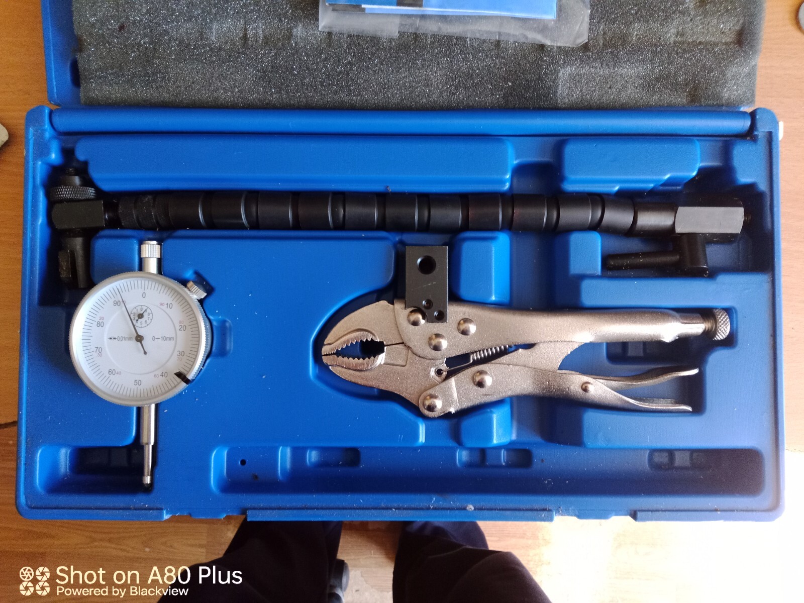 Kit de contrôle d'usure de disque avec jauges de précision couleur pour frein