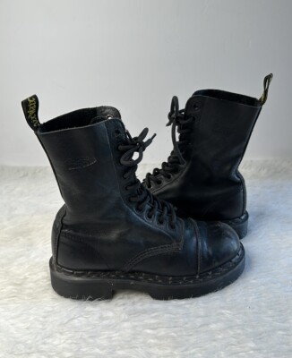 Dr. Martens Mid Calf 10-Eye Mono Boot Sz M 4/W5 | eBay