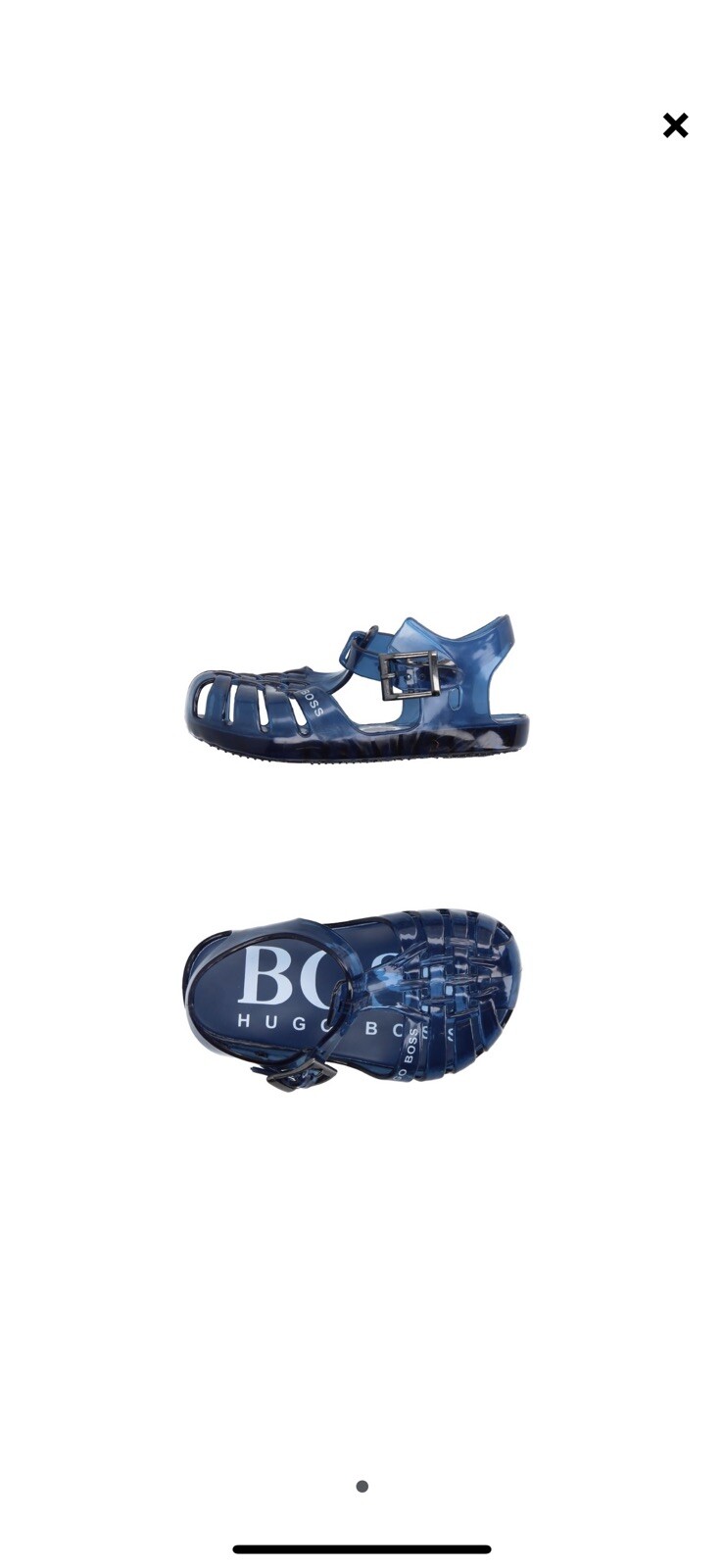boss jelly shoes