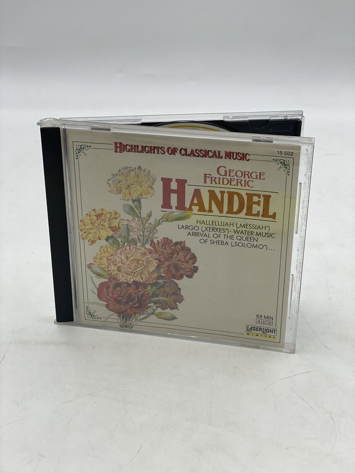 George Frideric Handel (Music Album CD, 1988) Highlights Of Classical Music - VG