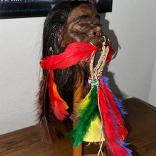 REPLICA MODEL JIVARO SHRUNKEN HEAD-Tsantsa