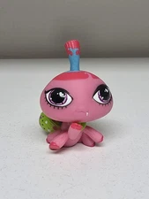 Littlest Pet Shop No # Number Pink Spider Extreme Pets MOD Series Heart Eye LPS