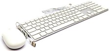 Apple Keyboard A1243 and Mouse Combo USB Wired with Numeric Keypad Aluminum