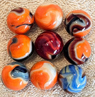 9 MINT Jabo Marbles from the "Marley" Contract Run 10-14-2008.  Lot 0176 — photo 2