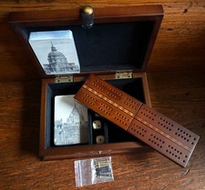 Vintage Bombay Company Cribbage Set in Decora...