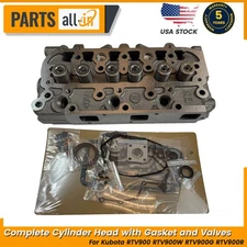 Complete Cylinder Head with Gasket and Valves For Kubota D902 RTV900 1G962-03040