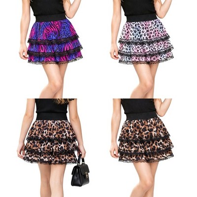 Girls Skirt Loungewear With Built-in Shorts For Themed Events A-Line Skirt