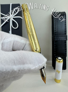 MB Great Characters Mohammad Ali MONTBLANC 163' Fountain Pen & Pouch Fast.
