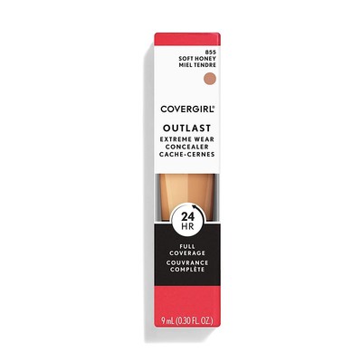 COVERGIRL Outlast Extreme Wear Concealer 24HR Full Coverage Soft Honey 855 .3oz