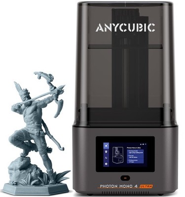 3D Printer Resin ANYCUBIC Photon Mono 4 Ultra 10K 120mm h Black Screen Light
