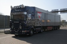 Truck photo Scania R580 Box semitrailer Germany black PNO Parys #c6xx