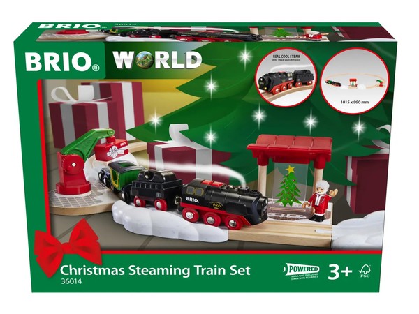 Brio World - Batterie-Dampflok Weihnachts-Set | Deutsch | Spiel | Spiel | 2022-image