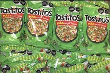 10-Pk TOSTITOS SALSA VERDE MEXICAN Tostitos CHIPS 62gr Ea