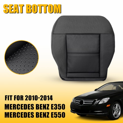 Driver Side Bottom Seat Cover 2010-2014 For Mercedes Benz E350 E550 Sedan Black - Picture 12 of 12