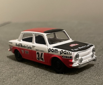 modellauto Norev Simca 1000 Rallye 1973 1/64 1:64 3 Inches Weiß  Neu ohne OVP