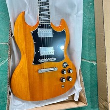 Chitarra elettrica standard SG - corpo mogano finitura arancione naturale hardware cromato