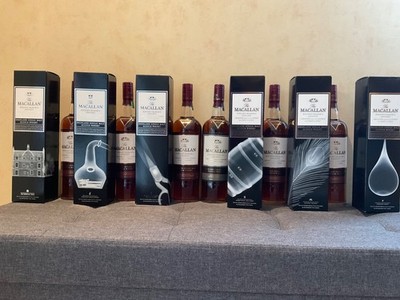 Macallan Whisky Maker's Edition X-Ray Serie 6 Pillars Nick Veasey Komplett-Set