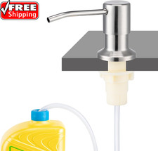 Soap Dispenser for Kitchen Sink, Built in Sink Soap Dispenser Brushed Nickel ,