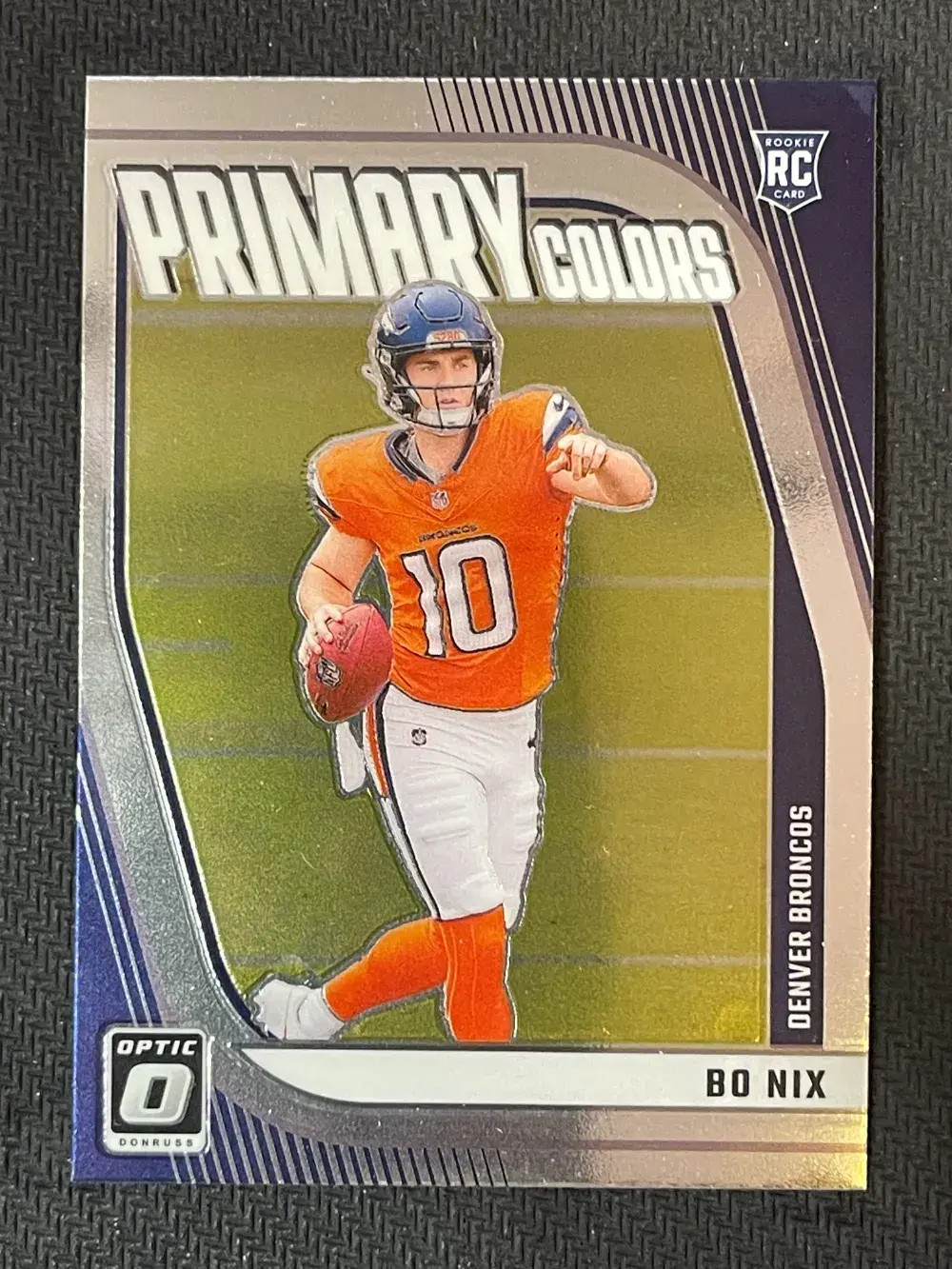2024 Panini Donruss Optic - Rookie Primary Colors Bo Nix #4 (RC) JP -YT92