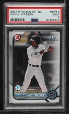 2022 Bowman 1st Edition Kahlil Watson #BPPF-3 PSA 9 MINT a8m