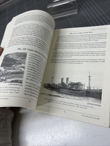 VINTAGE BOOK WHY DID IT HAVE TO BE CRETE MEMORIES WW2 AIF MCKERROW AUSTRALIA A - Picture 17 of 21