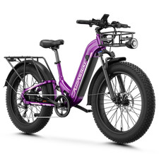 1800W Electric Dirt Bike 48V 17.5Ah E-Mountain Ebike Hydraulic Brakes 36MPH