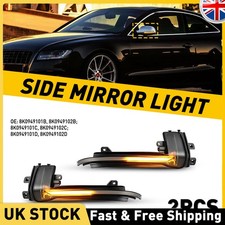 Dynamic Mirror Lamp LED Turn Signal Indicator For AUDI A4 A5 S5 B8.5 RS5 RS4 M8