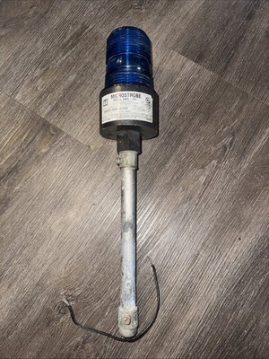 Tomar Microstrobe 490S-120 Blue Indust. Warning Light 120VAC UL Untested