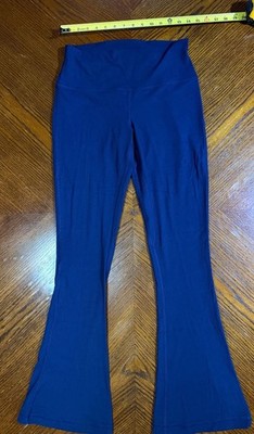Lululemon Align High-Rise Wide-Leg Pant Ribbed 31'' Psychic Blue Size 10