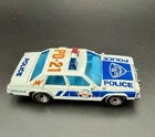 Vintage 1991 Ford LTD Police Intercom City Matchbox 1/64 Diecast Rare Blue HTF