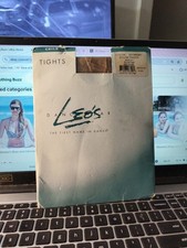 Leo's Dance Wear Child Tights Size Medium Suntan Color Nip.