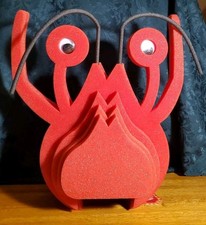 Chris March's Lobster Big Fun Halloween Foam Headpiece Hat Target Exclusive 18"