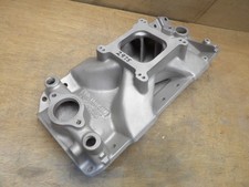 Edelbrock Victor Jr 2975 Small Block Chevy 350 383 400 Aluminum Intake Manifold