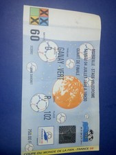 RARE billet ticket MARSEILLE vélodrome 1/4 finale COUPE du MONDE 1998 FRANCE