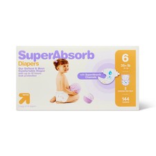 Disposable Diapers Economy Pack - Size 6 - 144ct - up &