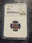 1957 Roosevelt Dime NGC PF68 Proof - Nice Silver Proof Coin! Great starter piece