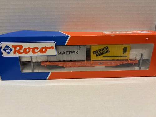 Roco Containertragwagen Sdkmss 2x 20' Maersk/Arthur Pierre TRW 47008 | Condition: Neu