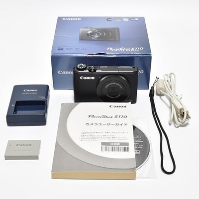 Canon Power Shot S110 Black 12.1 MP 5x Optical Zoom Digital Camera w/Box