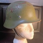 M40 Helmet With Liner & Chinstrap Cold War Made In Germany For Finland Military  — photo 2