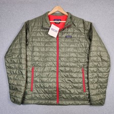 Patagonia Nano Puff Jacket Mens XL Green Insulated Packable Primaloft Hiking