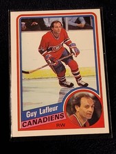 1984-85 Topps Hockey - #81 Guy Lafleur - Montreal Canadians EX-NM Condition 