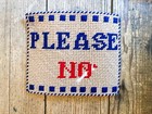 New ListingNo Smoking Needlepoint