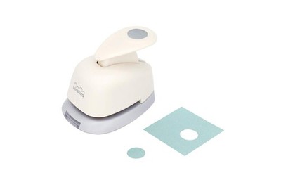 Bira Craft 3/8 inch Circle Shape Lever Action Punch for Paper off-white