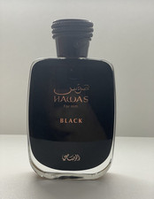 Rasasi Hawas Black for Him Eau de Parfum, 3.4 fl oz No Box