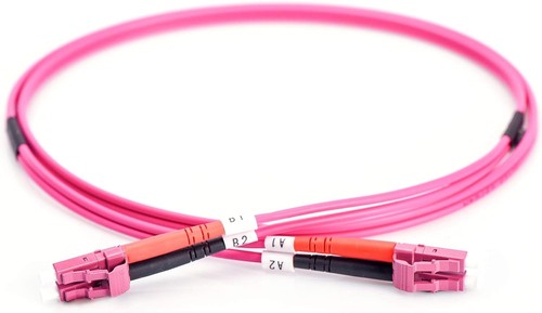 DIGITUS DK-2533-01-4 – Fibre Optic Cable OM4 – 1 m – LC to LC – Duplex Fibre Opt - Photo 2/5