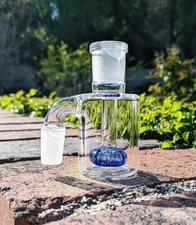 Premium 14mm 90° Lil Sweety Cobalt Ash Catcher for Water Pipe Bong Bubbler