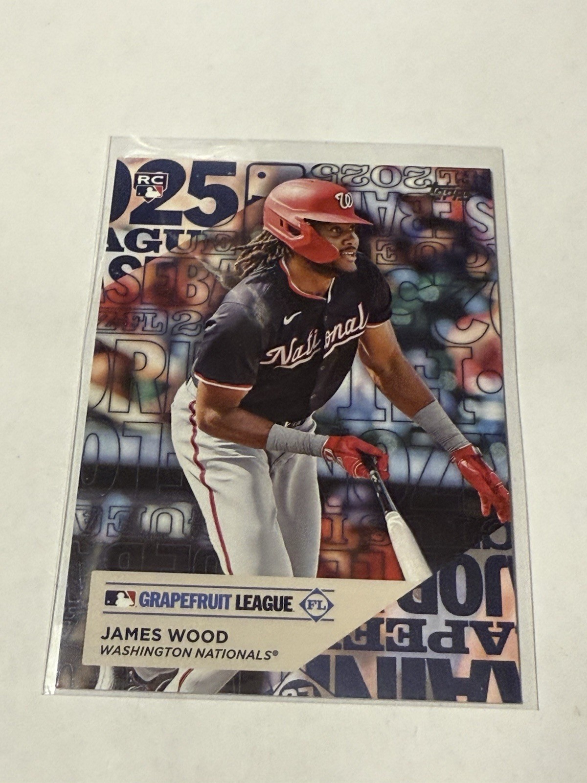 2025 Topps Series 1 - Training Grounds James Wood #TG-18 (RC)